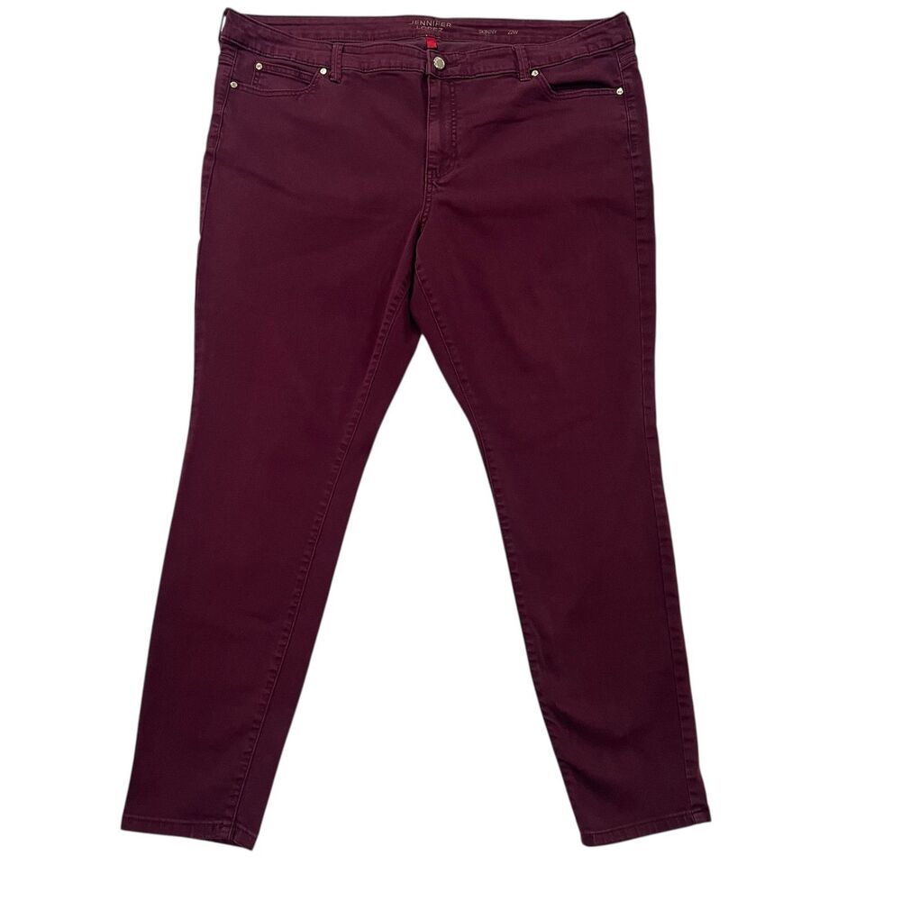 Jennifer Lopez Skinny Deep Purple Jeans Women's Size 22W